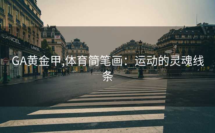 GA黄金甲,体育简笔画：运动的灵魂线条